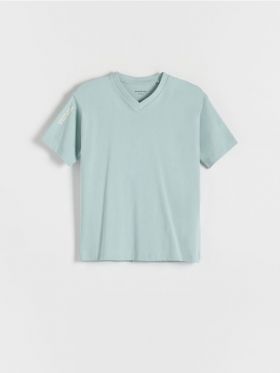 Tricou cu imprimeu - verde-pal