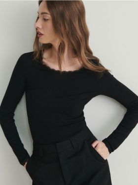 LADIES` BLOUSE - negru