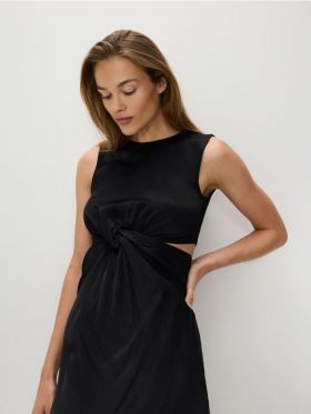 Rochie din viscoza - negru