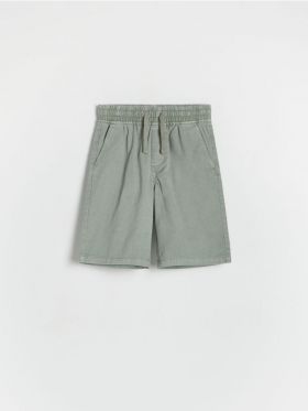 Pantaloni scurti bermude - verde-maroniu
