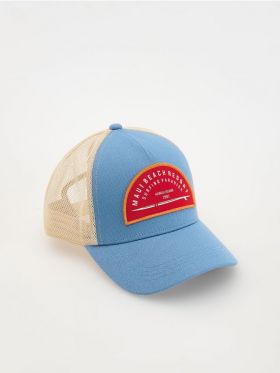 Sapca Trucker cu aplicatie - bleumarin