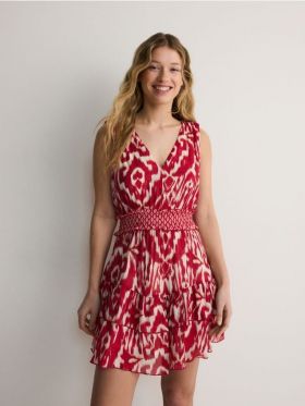 Rochie mini cu model - rosu