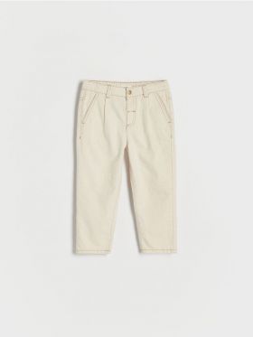 Pantaloni chino - crem