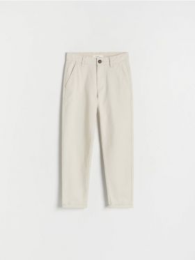 Pantaloni chino regular fit - bej