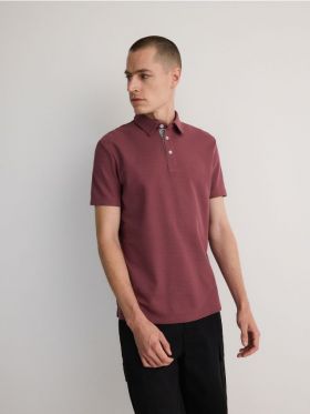 Tricou polo regular - mov