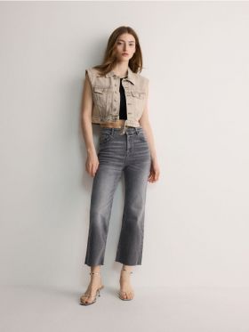 LADIES` JEANS TROUSERS - gri