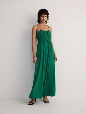 Rochie din viscoza - verde