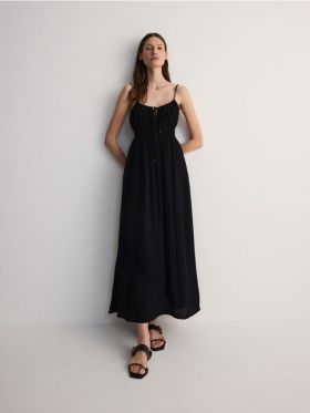 Rochie din viscoza - negru