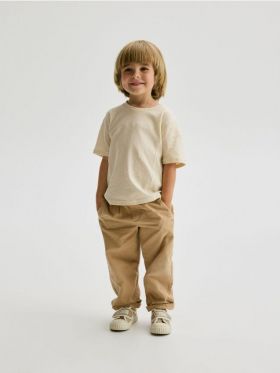 Tricou oversized - crem