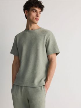 Tricou comfort fit - verde-oliv deschis