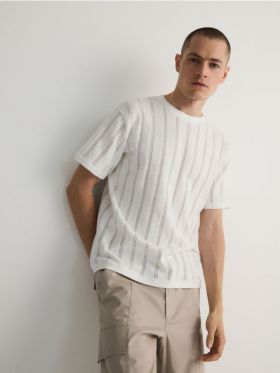 T-shirt oversize - crem