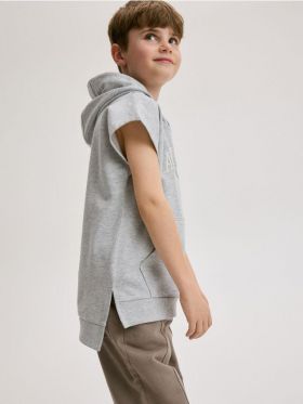 BOYS` VEST - gri deschis