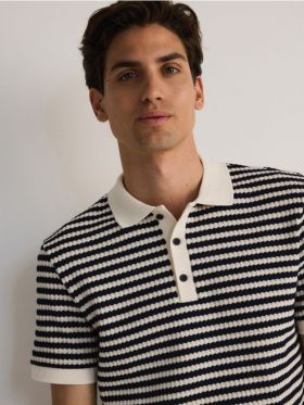 MEN`S POLO - bleumarin