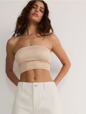 Crop top - bej