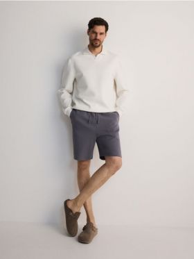 MEN`S SHORTS - gri-inchis