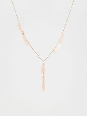 NECKLACE - galben-pal