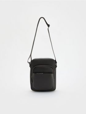 Poseta crossbody - maro-inchis