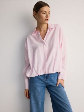 LADIES` SHIRT - roz-pastel