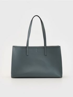 Geanta shopper - negru-antracit