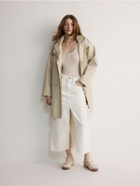 LADIES` COAT - nude