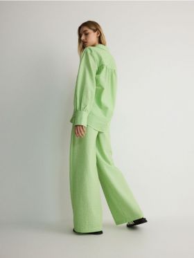 LADIES` TROUSERS - verde-galbui