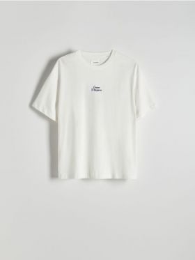 MEN`S T-SHIRT - crem