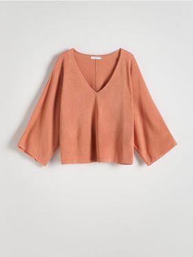 LADIES` BLOUSE - oranj-mandarina