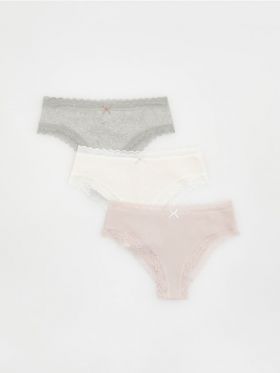 LADIES` BRIEFS MULTI - crem