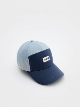 Sapca cu cozoroc din denim - bleumarin