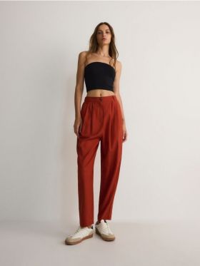 LADIES` TROUSERS - portocaliu