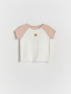 BABIES` T-SHIRT - roz-pastel