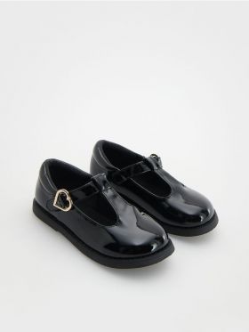 GIRLS` LOAFER SHOES - negru