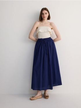 LADIES` SKIRT - albastru-deschis