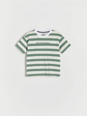 Tricou oversized in dungi - crem