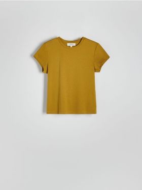 LADIES` T-SHIRT - verde-oliv deschis