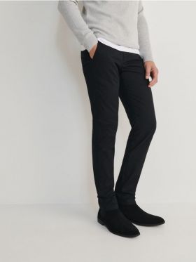 Pantaloni chino slim fit - negru