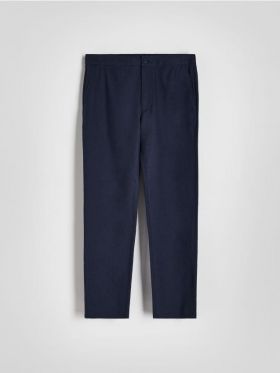 Pantaloni chino regular cu adaos de in - indigo