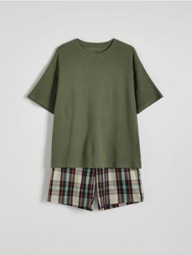 MEN`S PYJAMA - verde-deschis