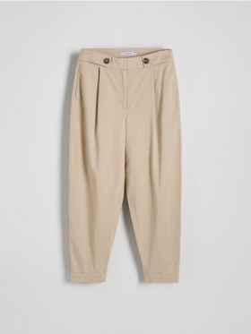 LADIES` TROUSERS - bej