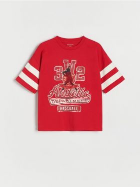 Tricou oversized - rosu