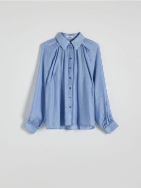 LADIES` SHIRT - albastru-deschis