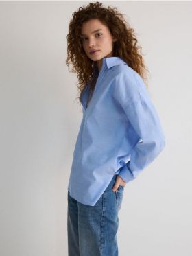 LADIES` SHIRT - albastru-deschis