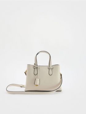 LADIES` HANDBAG - crem