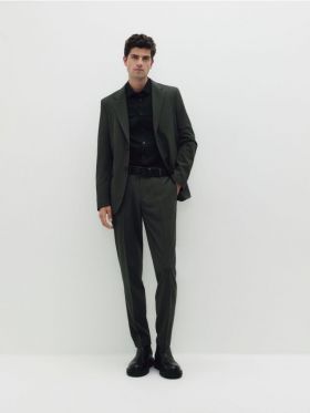 MEN`S TROUSERS - verde-inchis