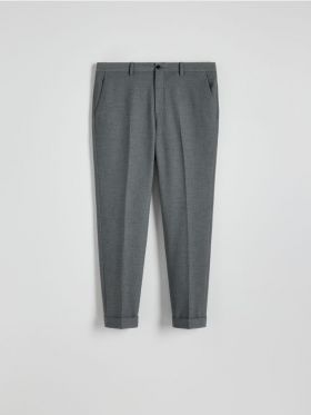 MEN`S TROUSERS - gri-inchis