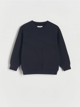 Bluza sport oversized - bleumarin