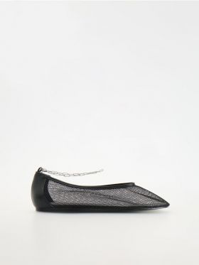 LADIES` LOAFER SHOES - negru