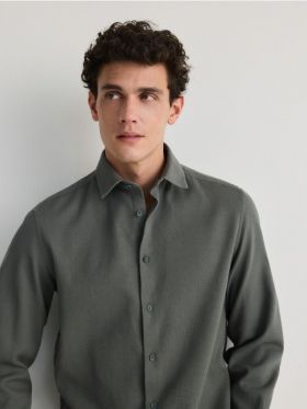 MEN`S SHIRT - verde-maroniu