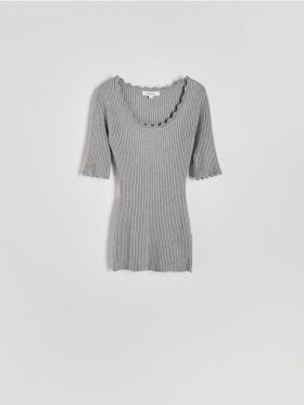 LADIES` BLOUSE - gri deschis