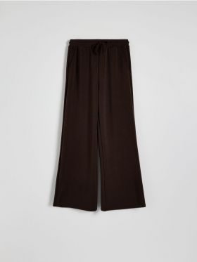 LADIES` TROUSERS - maro-inchis